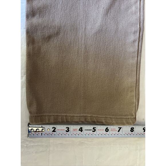 Faded Glory Jeans Women's 18P Tan Stretch Cotton Denim High Rise Tapered Y2K 90s - Picture 13 of 13